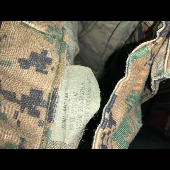 Tactical Digital Camouflage Pants (S-M) 27-31" Waist Green Cargo Military Combat - Picture 5 of 7